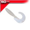 Grub Pearl White 5cm / 18db aromásított twister