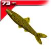 Ned Minnow - Green Pumpkin Copper 7,3cm/8db gumihal