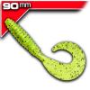 Swim’N Grub - Pearl Chartreuse Black Flake 9cm/8db