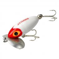 Arbogast Jitterbug - White - Redhead - 6cm/9,7g