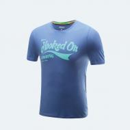 BKK Hooked On Fishing T-Shirt - Blue - L-es