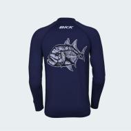 BKK LONG SLEEVE PERFORMANCE SHIRT - GT - BLUE S