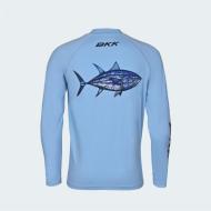 BKK LONG SLEEVE PERFORMANCE SHIRT - TUNA - LIGHT BLUE S