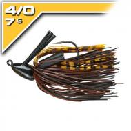 BOOYAH BOO - Black/Black Brown Spice - 7g-4/0 szoknyás jig