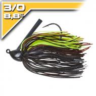 BOOYAH Baby BOO - Black/Brown / Chartreuse - 8,8g-3/0 szoknyás jig