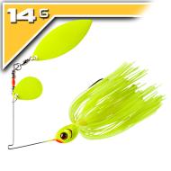 BOOYAH Glow Blade Tandem 14g - Chartreuse Chartreuse