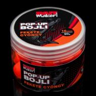 Bait Maker pop up bojli 16mm Fekete gyöngy