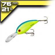 Bomber Fat Free Shad - Chartreuse Blue Sparkle 7,6cm/21g mélyretörő