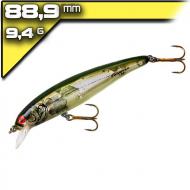 Bomber Long A14 Silver Flash Green Back 8,89cm/10,6g wobbler