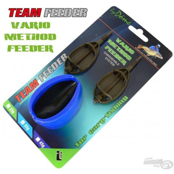 By Döme Team Feeder Vario Method feeder 2+1 szett - 45gr 