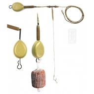 CARP ACADEMY PVA végszerelék leadcore zsinóron 4-es 70g