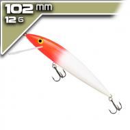 Cotton Cordell Deep CC Minnow - White Red Head - 10,2cm/12g