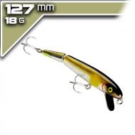 Cotton Cordell Jointed Red-Fin 12,7cm/18g - Black Chrome Ayu