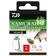 DAIWA Samurai method feeder horog tüskével 4-es