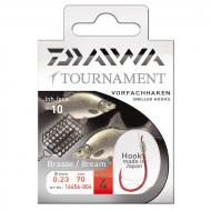 DAIWA TOURNAMENT Dévérező kötözött horog ezüst - 4-es