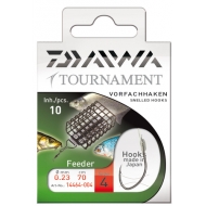 DAIWA TOURNAMENT feeder kötözött horog ezüst -  4-es