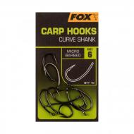 FOX Carp hooks Curve Shank 4