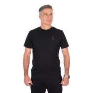 FOX Classic T-shirt black/ orange M-es póló