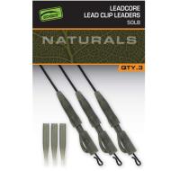 FOX Edges Naturals power grip lead clip leaders 3db (50lbs)