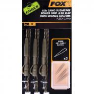 FOX Edges Submerge Camo Leader Lead Clip Kwik Change 40lb