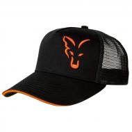 FOX Sapka Baseball Trucker Black/Orange