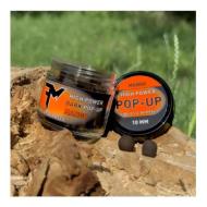 Feedermánia High Power Dark pop-up boilies & barrels 10mm mangó