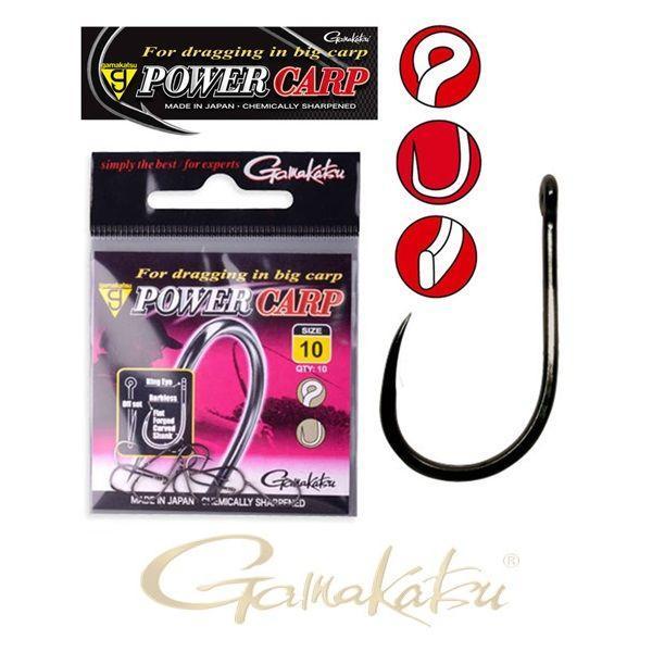 GAMAKATSU Power Carp Ring Eye BB 16-os feeder horog szakáll nélküli