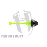 HERAKLES RINGO TAIL 50mm CHEESE Black Chartreuse