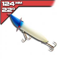 Heddon Slopenose 12,4cm/21,96g Blue Head Red Collar