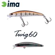 Ima TWING 60S 60mm 6.5gr 008 Titanium Black Red Berry