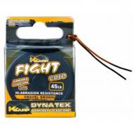 K-KARP Dyna Tex Fight Core 5 m 45 lb camou barna előkezsinór