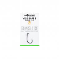 KORDA BASIX Wide Gape 2-es szakállnélküli bojlis horog