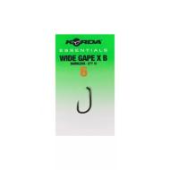 KORDA Essentials Wide gape X barbless 6-os pontyozó horog