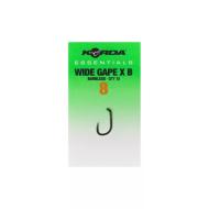 KORDA Essentials Wide gape X barbless 8-as pontyozó horog