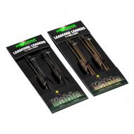 KORDA Leadcore Leaders 2x Heli Safe(Gravel brown)