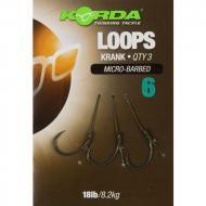 KORDA Loop Rigs Krank 8-as Barbless 18lb 3 db
