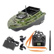LEZITER Etetőhajó X2 GPS hátrakidobós terepmintás zöld
