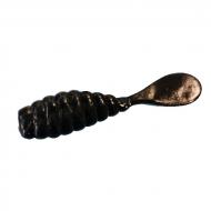 Lunkerhunt Hog grub - fekete - 7,5cm