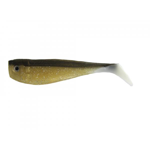 NEVIS Action Shad Gumihal 5cm - Barna-fehér