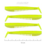 NEVIS Impulse Shad 10cm fluozöld gumihal 4 db / cs