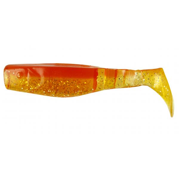 NEVIS Vibra Shad Gumihal 5cm - Piros-arany