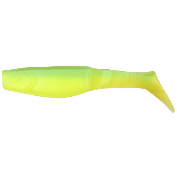 NEVIS Vibra Shad Gumihal 5cm - Zöld-sárga