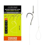 NEVIS feeder monofil előke csalitüskével 6-os