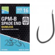 PRESTON GPM-B szakáll nélküli lapkás horog 16-os