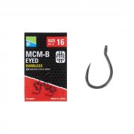 PRESTON MCM-B Eyed Hook Barbless horog - 8-as