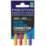 PRESTON Micro Extreme Connector szerelék rögzítő kapocs - piros