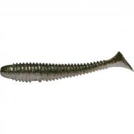 RAPTURE Ribbed Swing Shad 7cm smoke green 12db plasztik csali