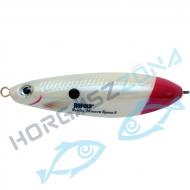 RAPALA Rattlin Minnow Spoon - 8cm Pearl White Red Tail (RMSR08PWRT)