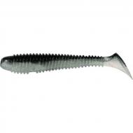 RAPTURE Ribbed Swing Shad 4cm black silver 14db plasztik csali