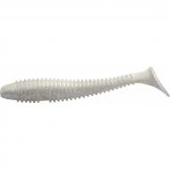 RAPTURE Ribbed Swing Shad 4cm white ghost 14db plasztik csali